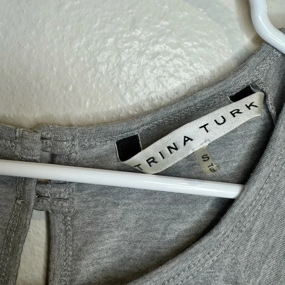 Revolve Trina Turk Lucille Viscose Romper Heather Gray Size S - Picture 8 of 11